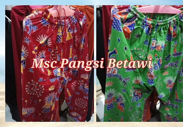  Baju  Batik Ondel Ondel